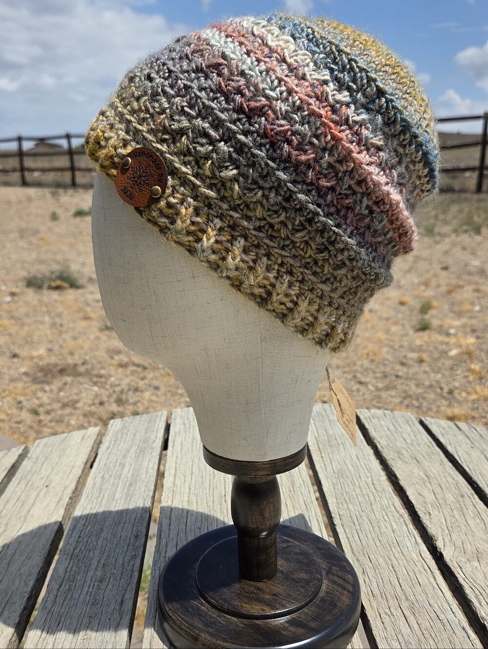 Artisan Handmade Crochet "Spice Market" Cozy Boho Beanie Hat